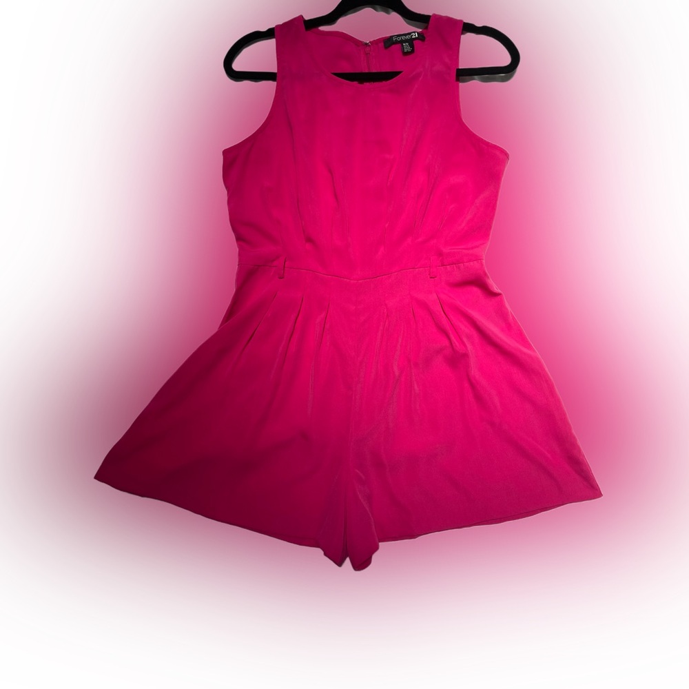 Hot Pink Forever 21 Romper Size:M